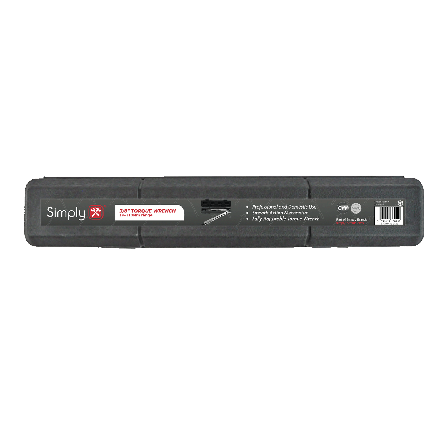 Adjustable Torque Wrench 19 -110Nm 3/8" Square Drive Hand Ratchet Tool