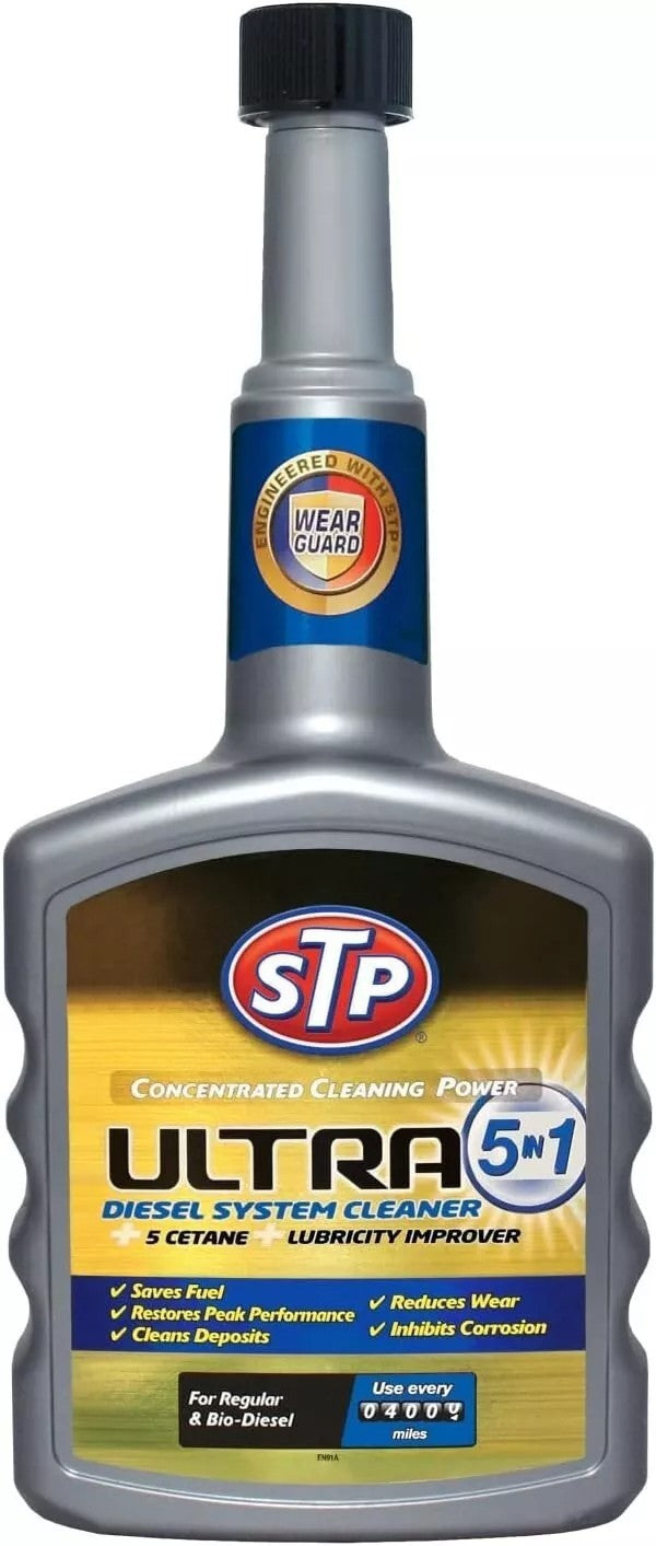 STP Ultra 5in1 DIESEL Injector Fuel System Cleaner Treatment Power Booster 400ml