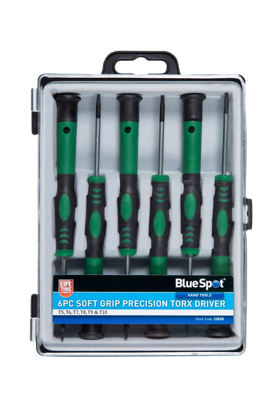 6pc Precision Torx Screwdriver Set Magnetic Tips T5 T6 T7 T8 T9 T10 12620