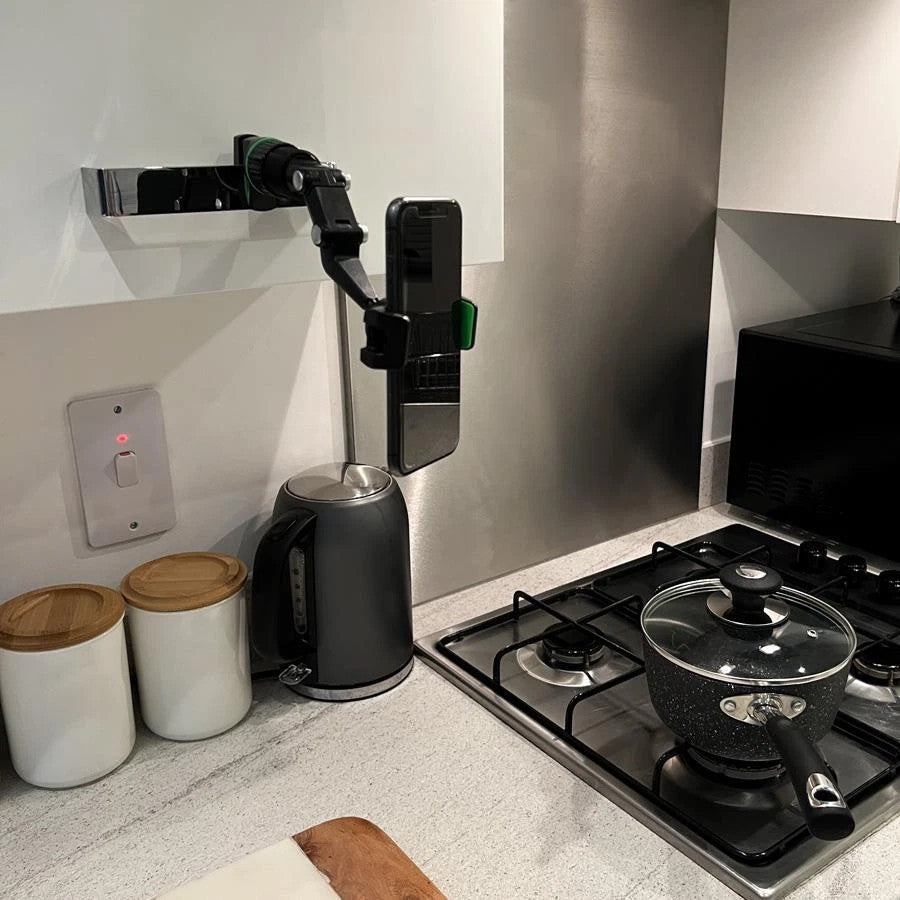 Sakura Rear View Mirror Phone Holder Adjustable 360 Rotatable Universal Clamp