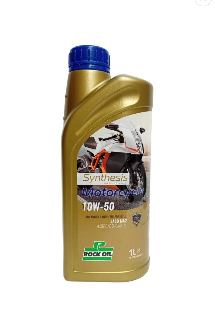 Rock Oil 10w -50 Synthesis Motorcycle Fully Synthetic Engine Oil JASO MA2 1L