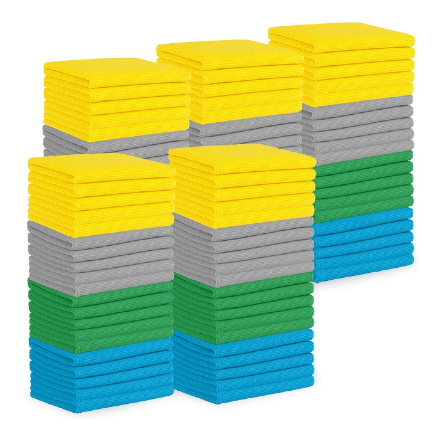 100x Microfibre Cleaning/Polisihing Cloths, Lint Free, Reusable 40cm x 30cm