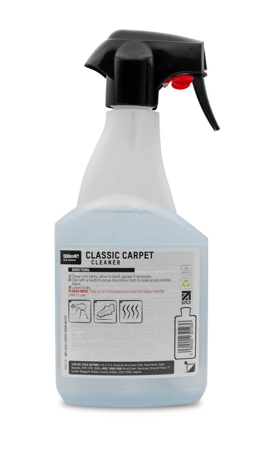 Valet Pro Classic Carpet Cleaner, professional Car Detailing 500ml IC8-500ml