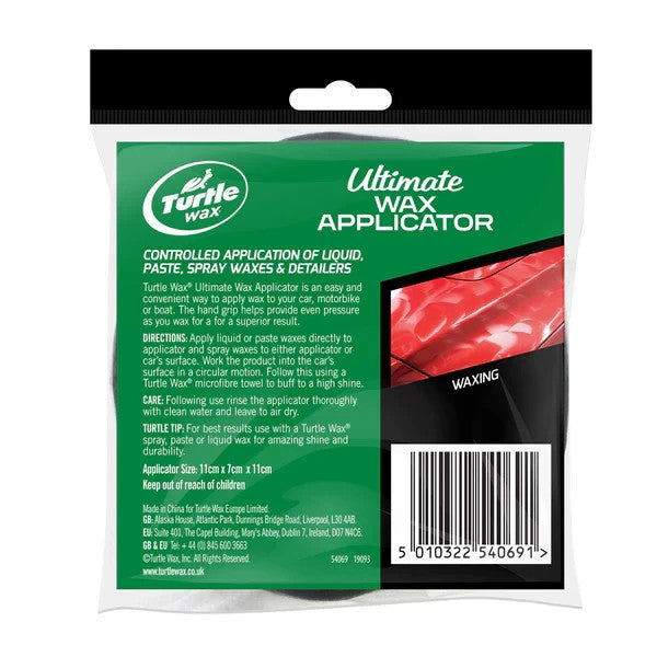 Turtle Wax Ultimate Wax Applicator Pad- Easy Grip