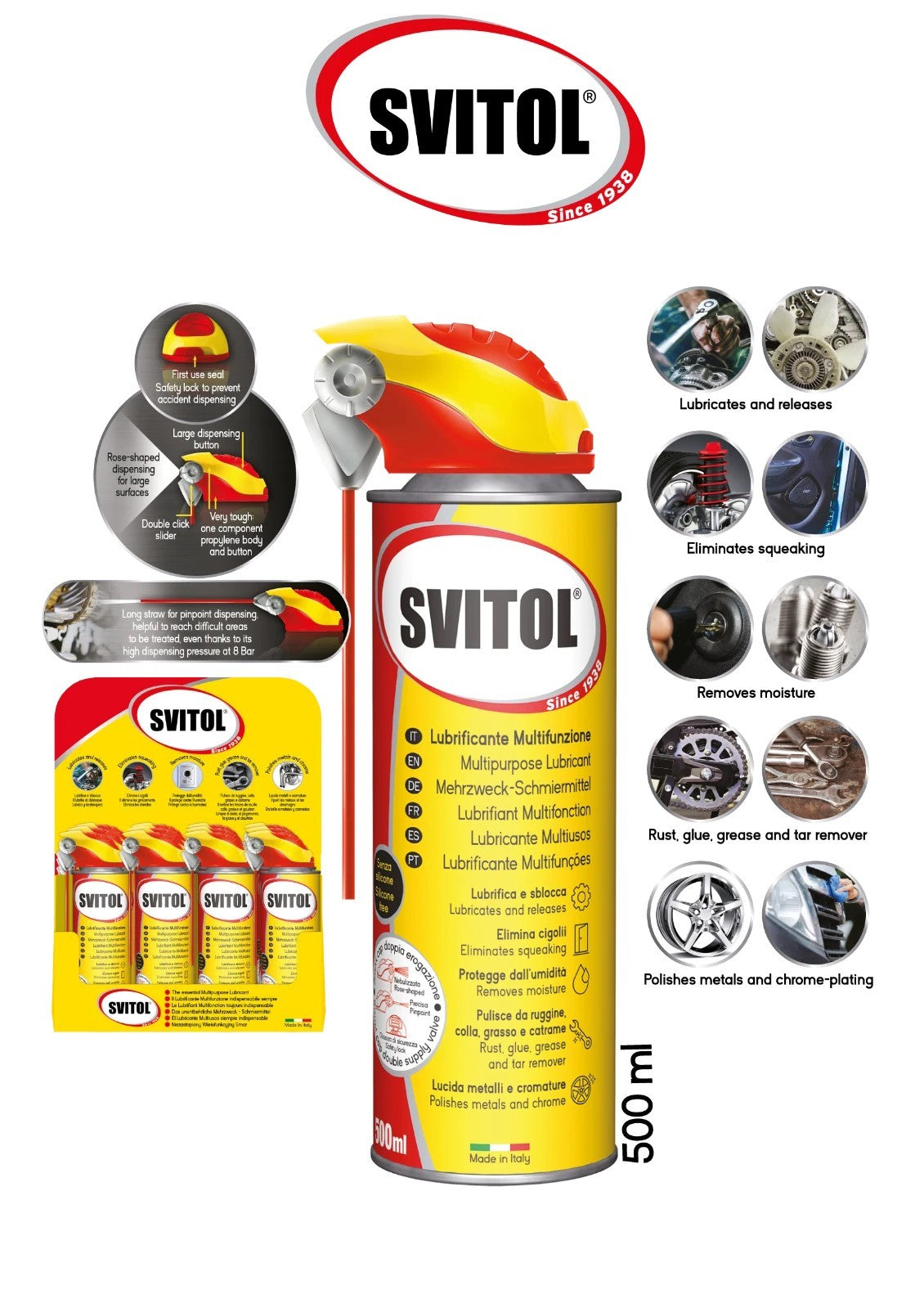 SVITOL MULTI-PURPOSE LUBRICANT 500ML
