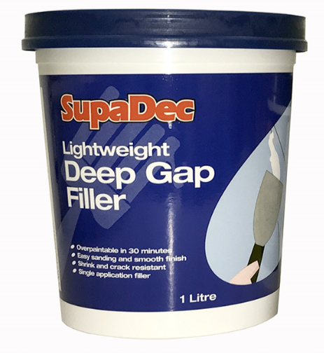 SupaDec Lightweight Deep Gap Filler Shrink Or Crack Resistant 500ml