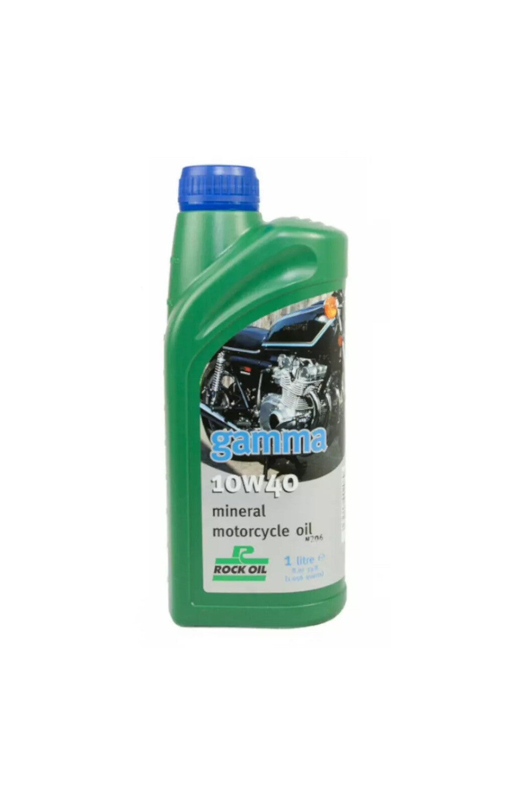 Rock Oil Gamma 10w40 Mineral Motorcycle Engine Oil 1 Litre 4 Stroke Classic