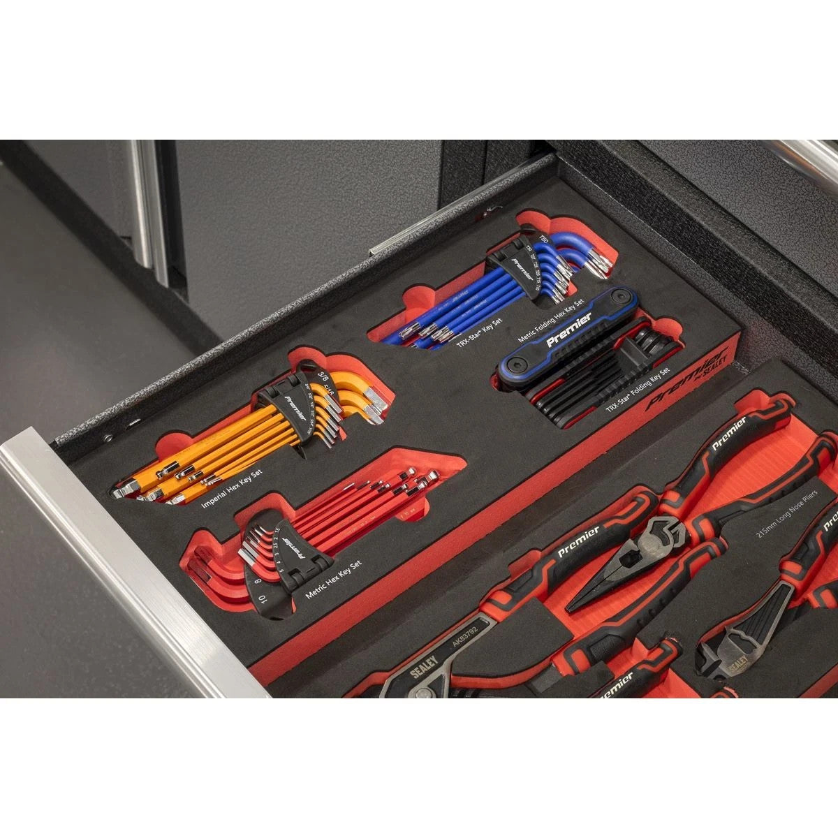 Sealey TBT62 Premier Master Key Set with Tool Tray 43pc