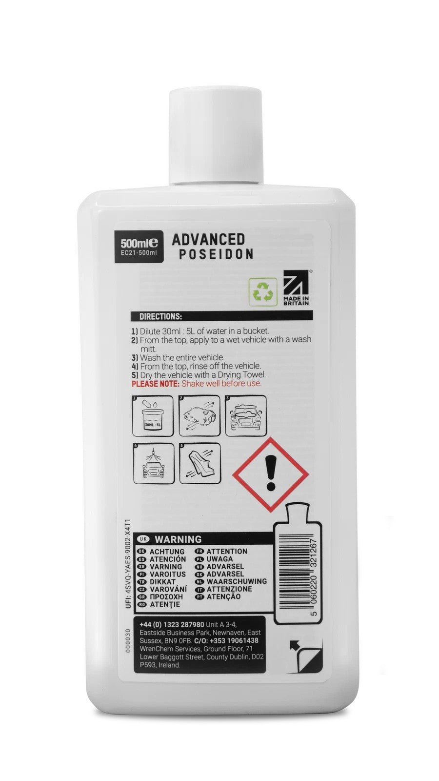 Vale tPRO, Maximum Shine Tyre Gel, Professional Tyre Dressing 500ml