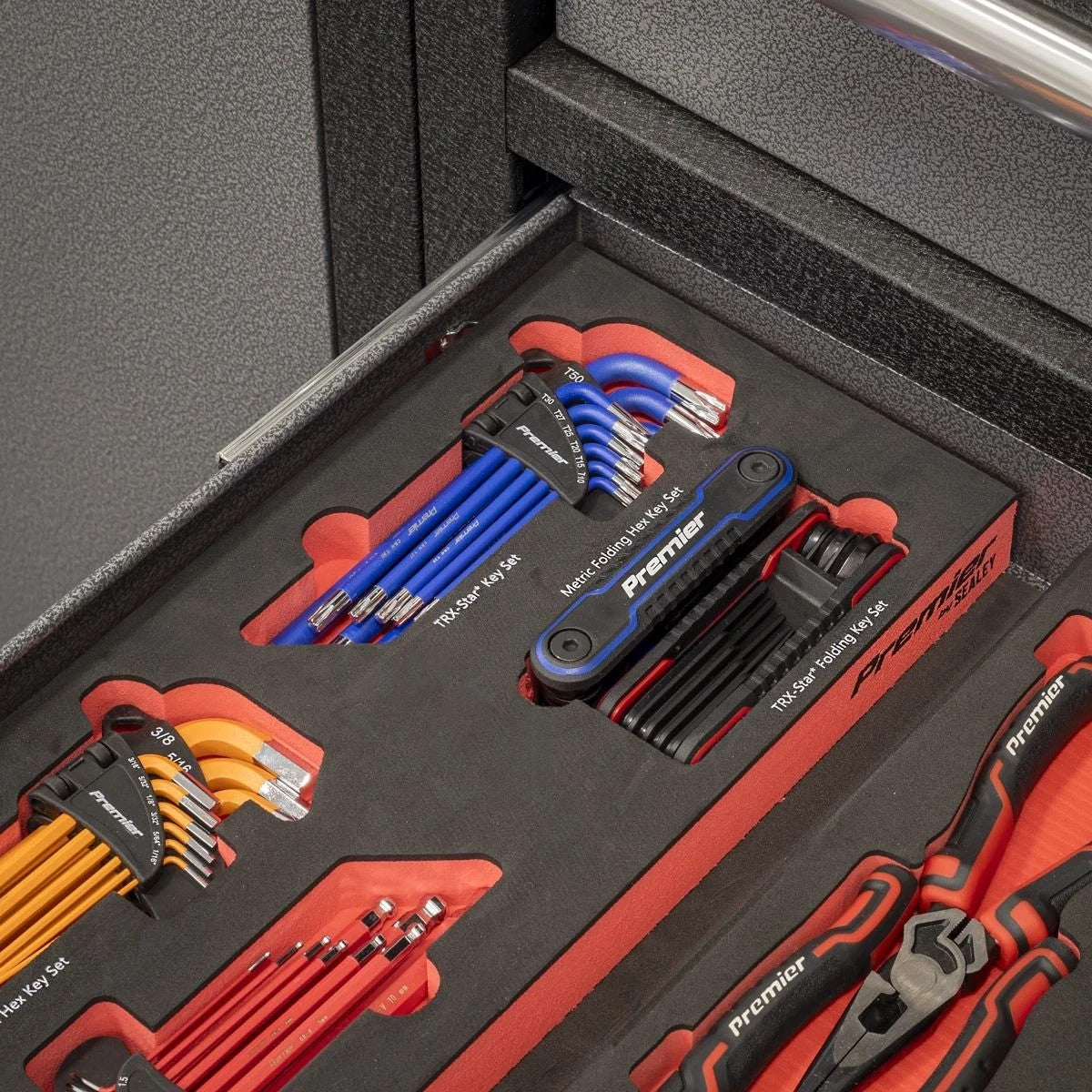 Sealey TBT62 Premier Master Key Set with Tool Tray 43pc