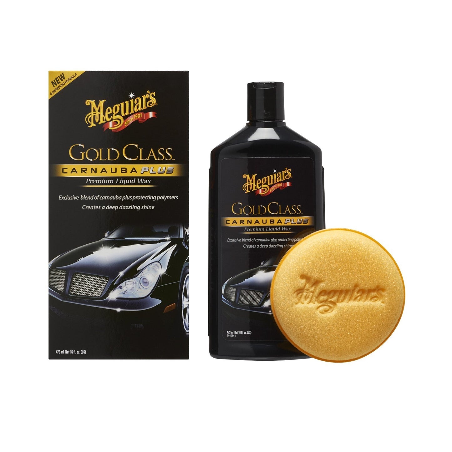 Gold Class Carnauba Plus Premium Liquid Wax 473ml Conditioners Meguiars G7016EU
