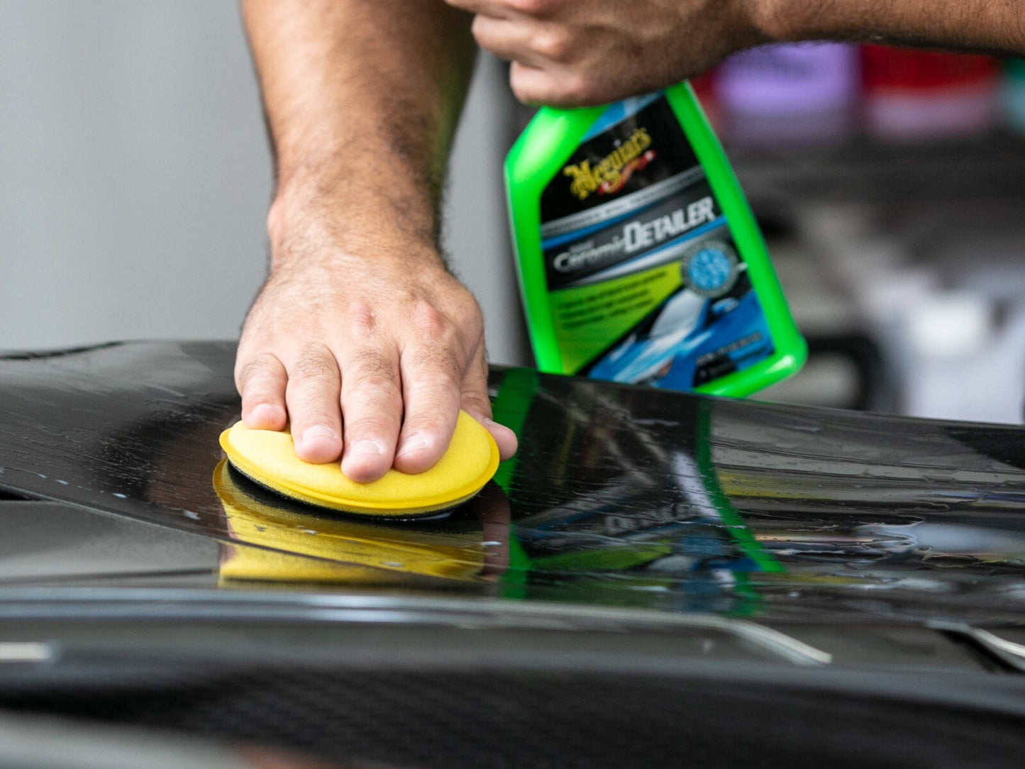 MEGUIARS HYBRID CERAMIC SYNTHETIC CLAY KIT - SMOOTH & PROTECT PAINT IN 1 STEP