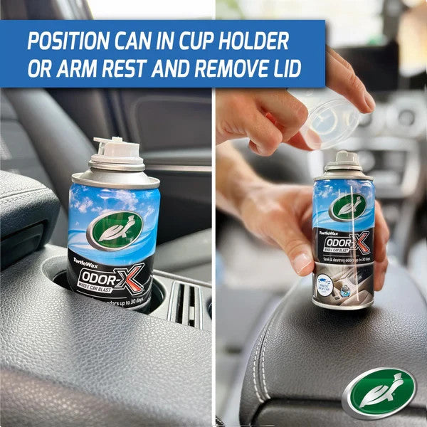 Turtle Wax Odor-X Whole Car New Car Scent Blast, Scent Fogger Lasts 30 Days