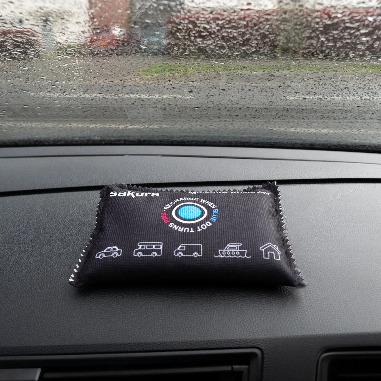 Sakura Car Dehumidifier With Indicator Reusable Moisture Absorber ss5537