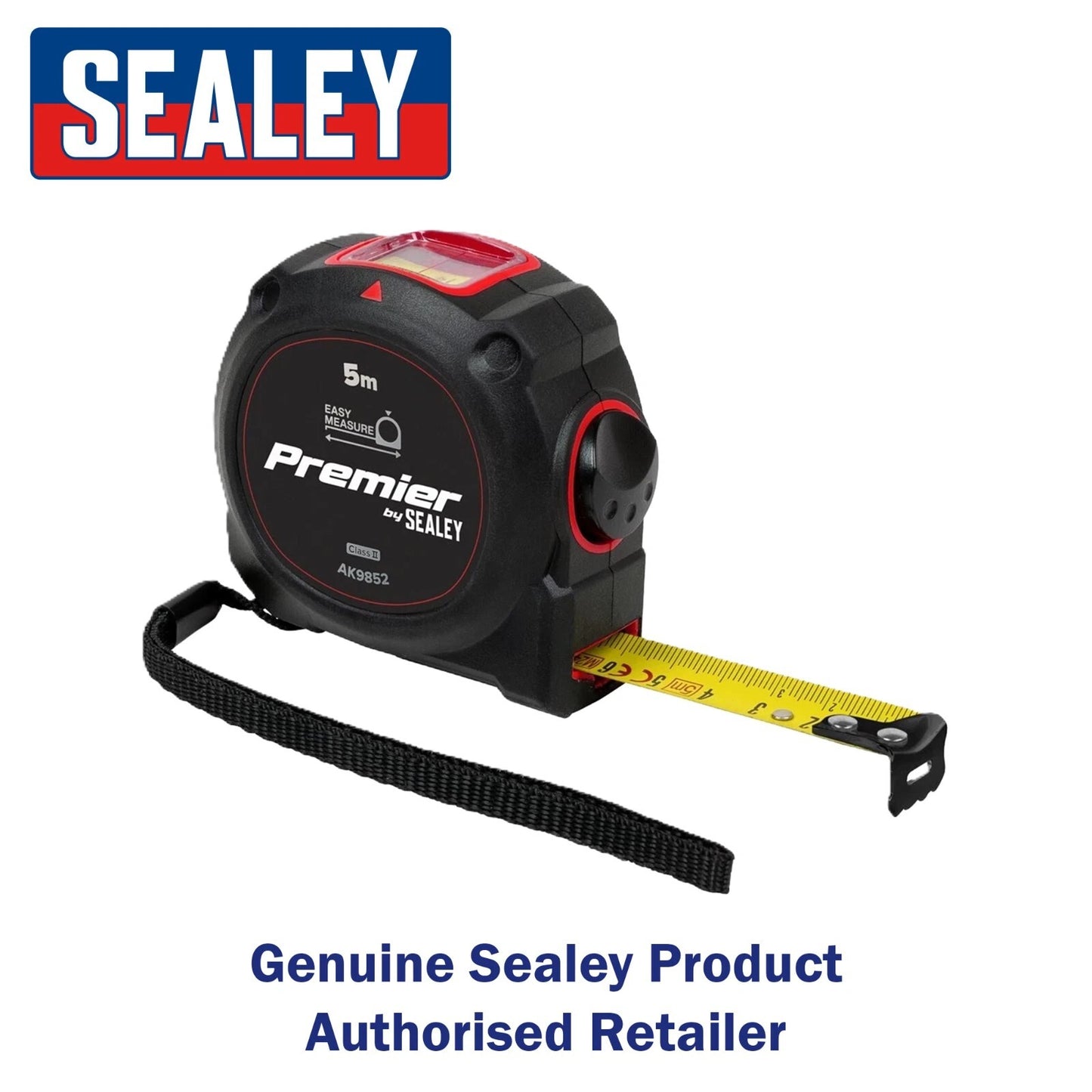 Sealey AK9852 Premier Window Tape Measure 5m x 19mm
