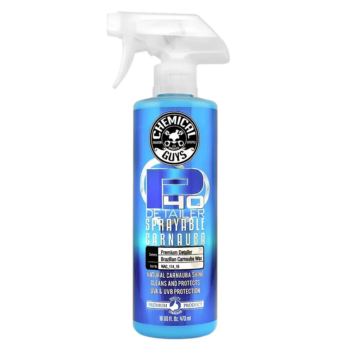 Chemical Guys P40 Detailer Spray White Carnauba Wax Quick Detailer - 473ml