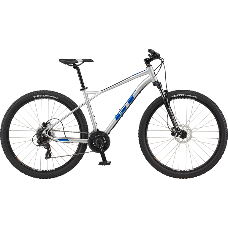GT Aggressor Expert Mountain Bike Silver Size Small