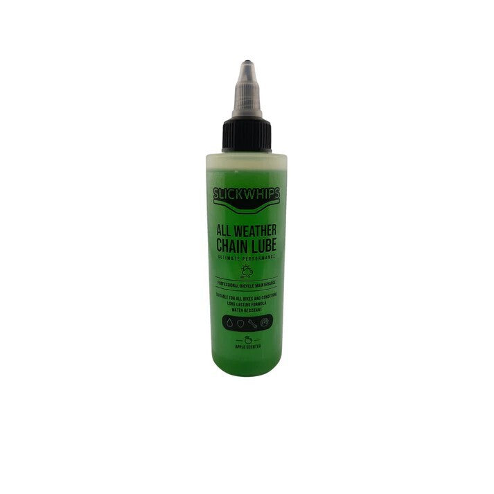 Slickwhips All Weather Bicycle Chain Lube, Apple Scented, Ultimate Performace