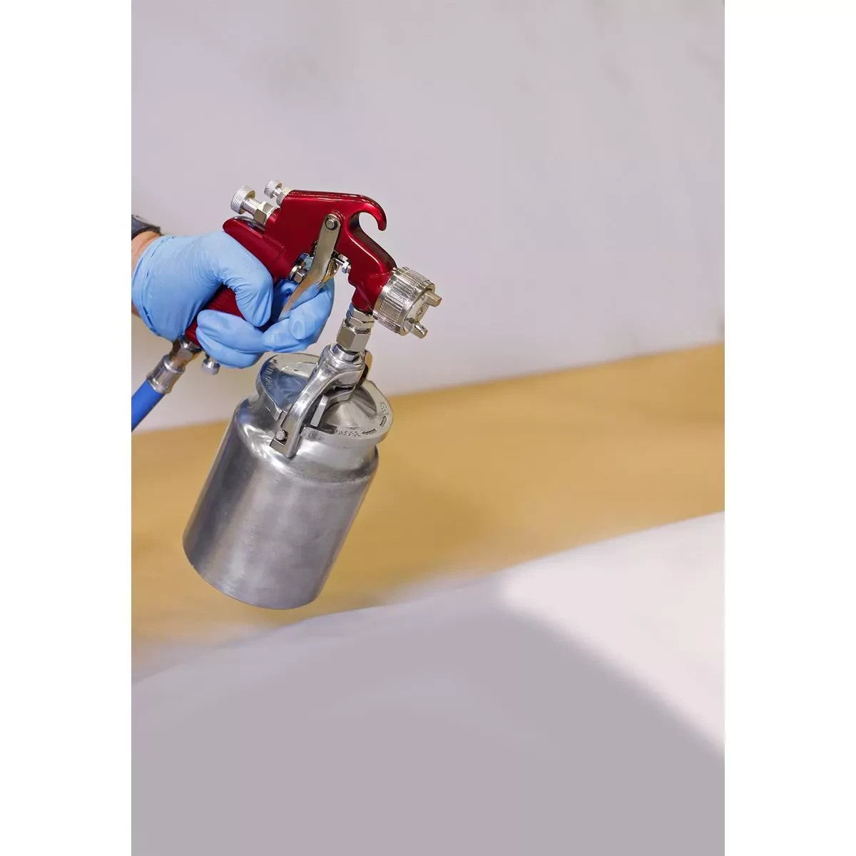 Sealey Pro Suction Feed Spray Gun 2mm Set-Up Car Automotive Refinishing