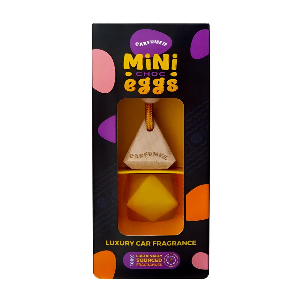 Carfume Car Air Freshener Freshner Oil Perfume Fragrance Scent Mini Choc Eggs