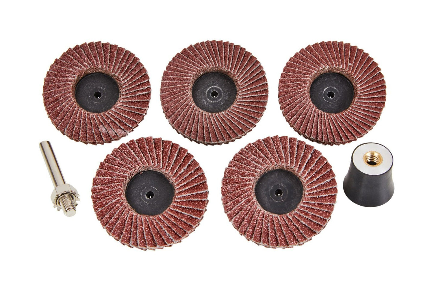 Blue Spot Tools 6 PCE 50mm (2") Aluminium Oxide Sanding Discs bsp19075