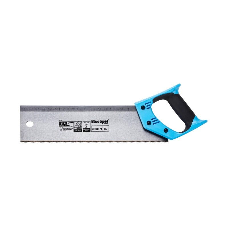 350mm Hardpoint Tenon Saw 14" DIY Saw Hardened Plastic Handle Sawing Woodwork