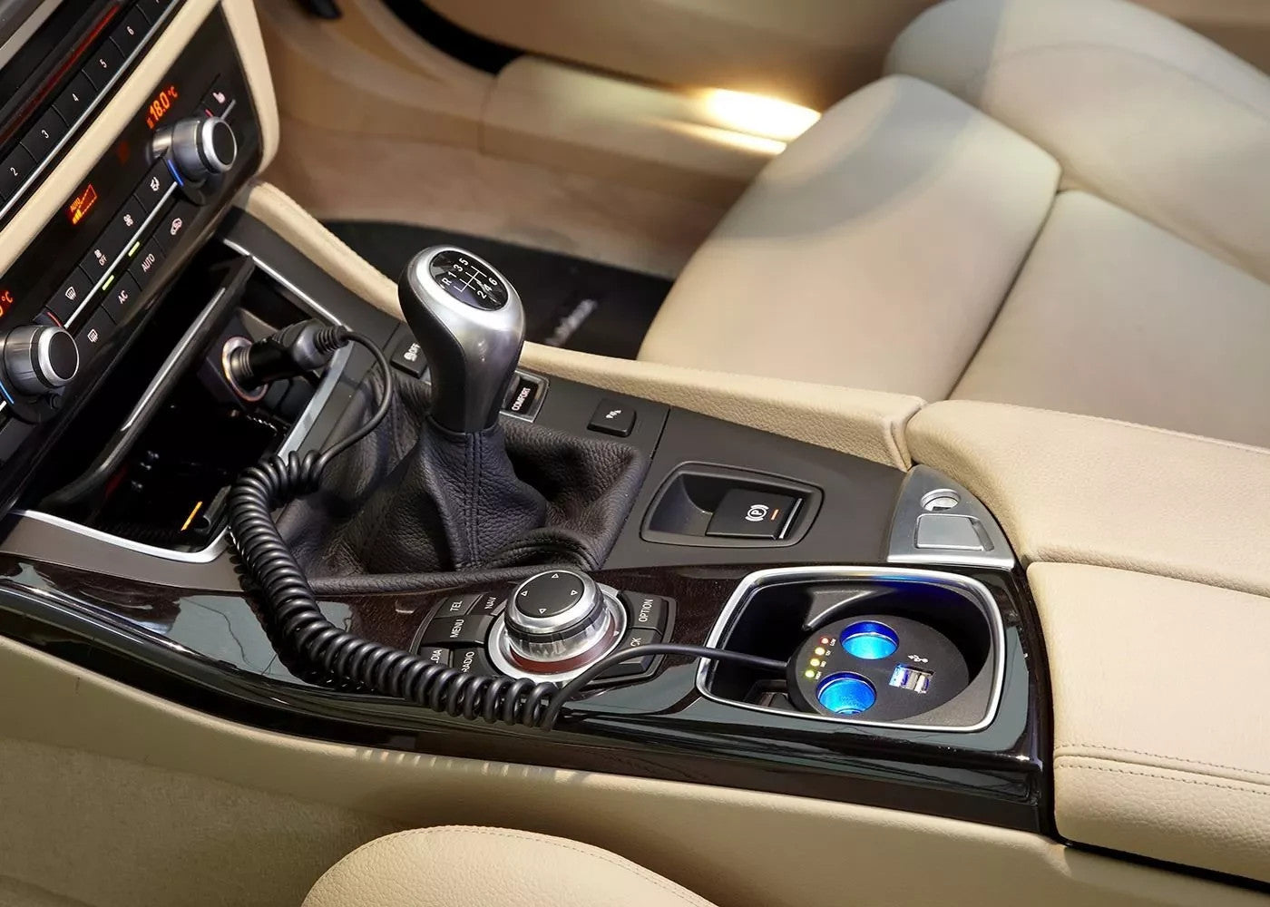 Ring RMS10 12V 120W In Car lighter Twin Can Multisocket Twin USB Sockets Single