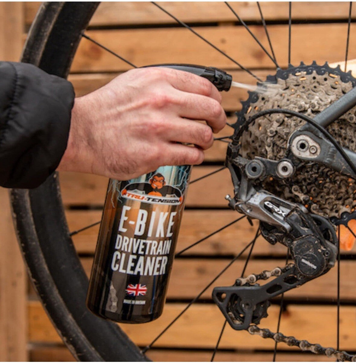 Tru-Tension | E-Bike Cleaning/ Care Bundle | 4 Piece Bicycle Clean & Lube Kit