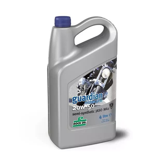 Rock Oil Guardian Semi Synthetic Motorcycle Oil 20w50 4L