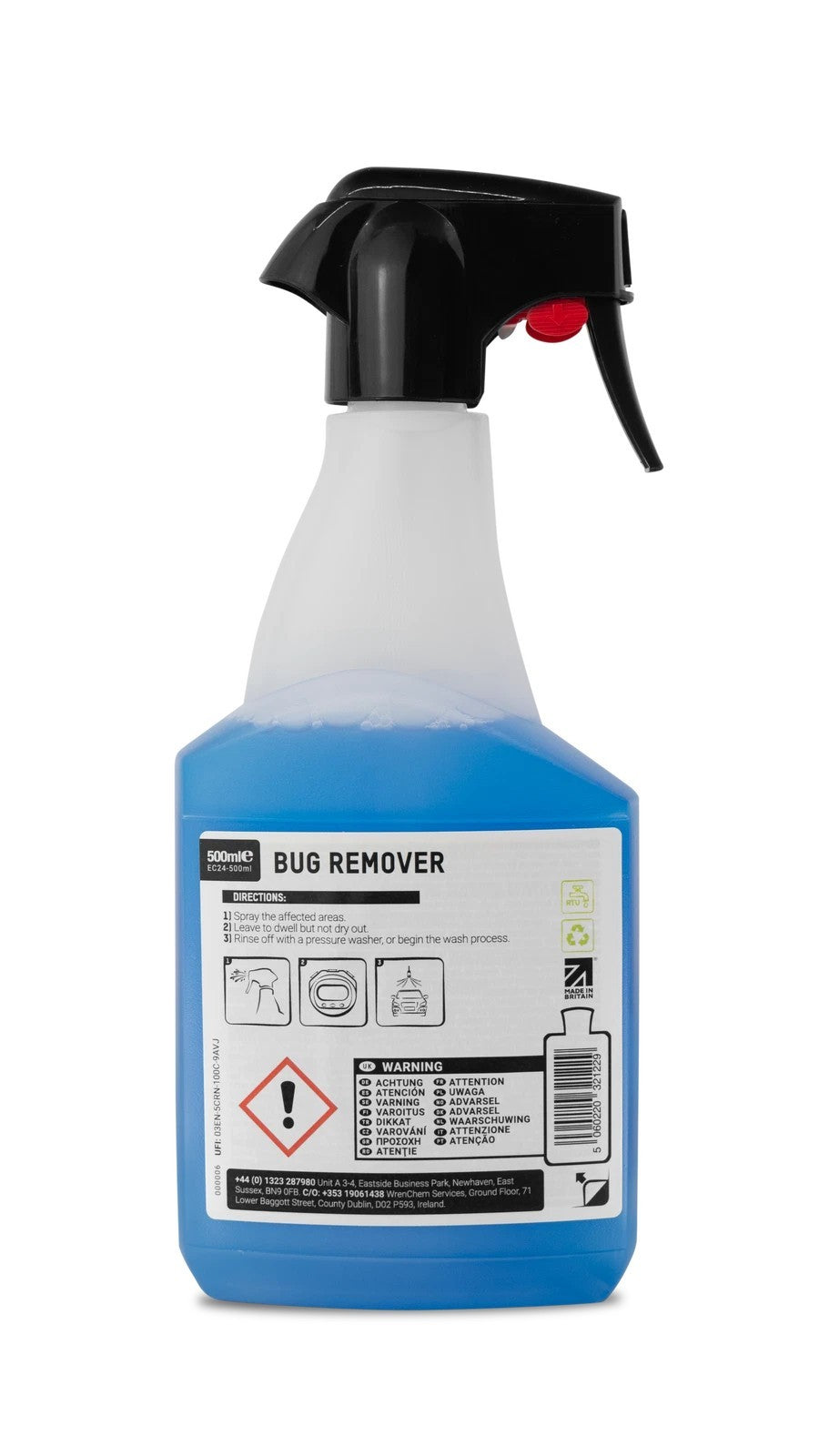 ValetPro Bug Remover, Professional Detailing Pre-wash 500ml EC24-500ml