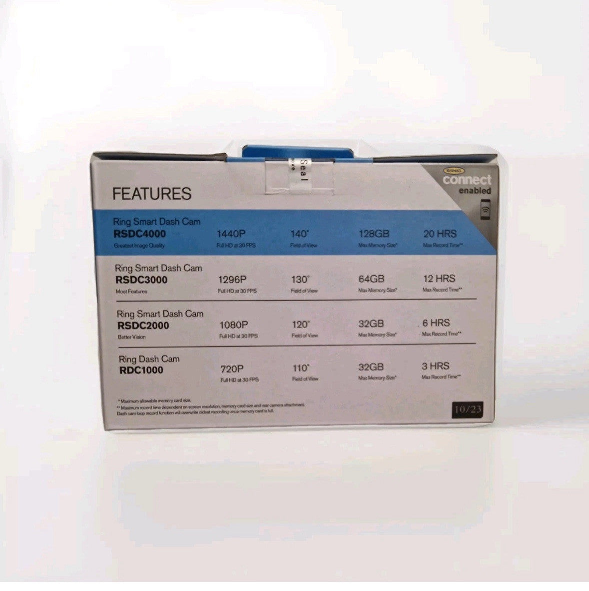 Smart Dash Camera with App + WiFi Enabled HD 1440p Res With GPS - RSDC4000