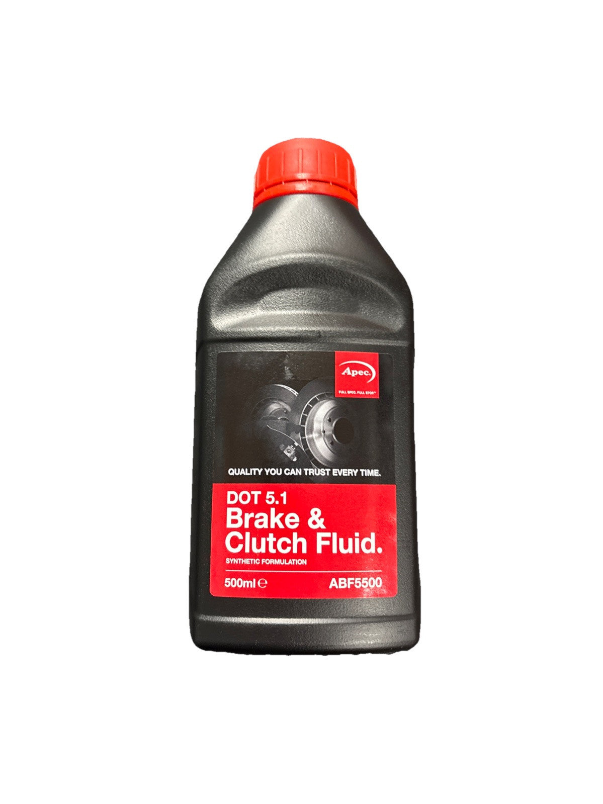 Apec DOT 5.1 BRAKE & Clutch FLUID 500ML, Synthetic Formulation, High Quality
