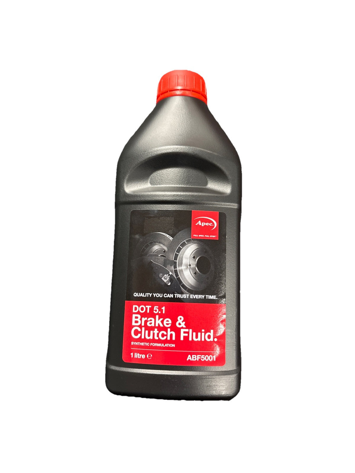 Apec DOT 5.1 BRAKE & Clutch FLUID 1L, Synthetic Formulation, High Quality