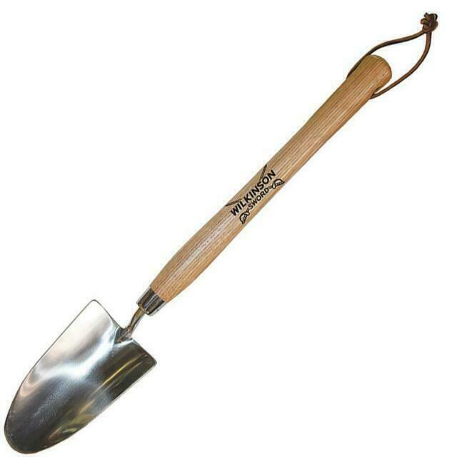Wilkinson Sword Stainless Steel Long Handled Trowel 10 YEAR GUARANTEE 1111213W