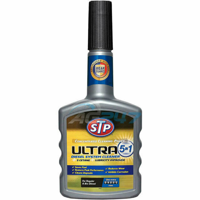 STP Ultra 5in1 DIESEL Injector Fuel System Cleaner Treatment Power Booster 400ml