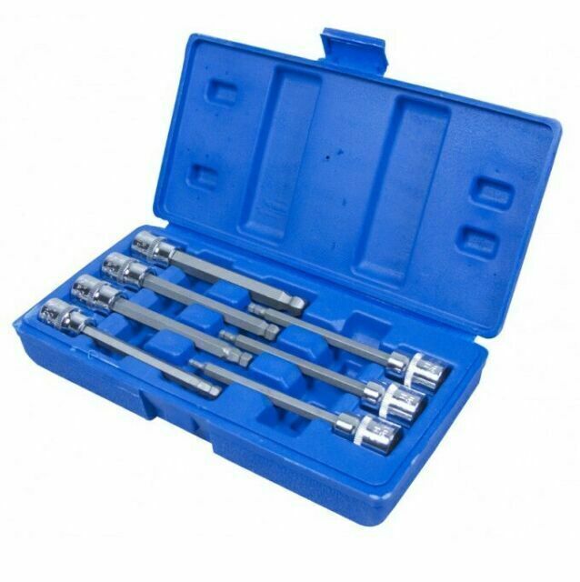 BlueSpot Ball End Hex Allen Key Long Reach Socket Set 7 Pc 3/8 Inch Drive