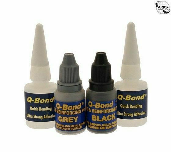 Q-Bond Ultra Strong Adhesive & Filling Powders -Rock Hard in 10 Seconds Dry Weld