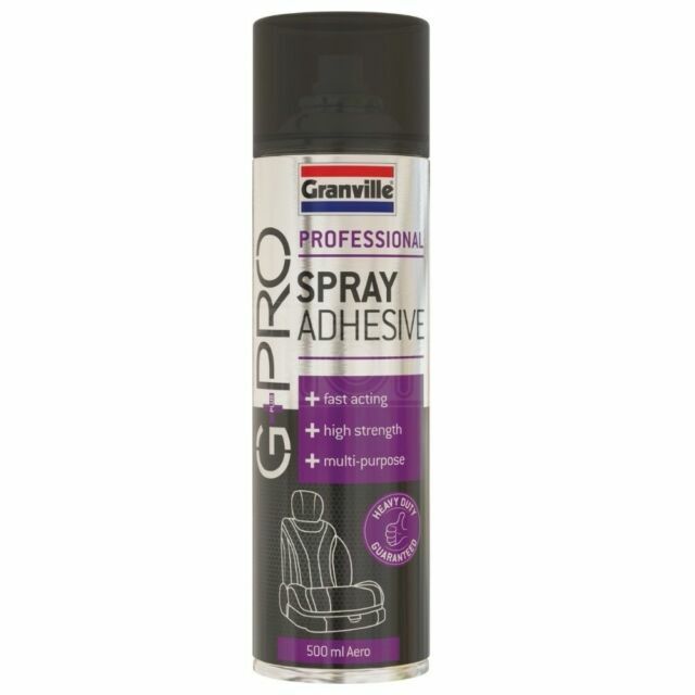 Adhesive Spray Glue Bond Car Rubber Wood Metal Vinyl Fabric Upholstery 500ml