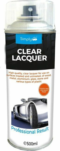Simply Clear Lacquer Spray 500mL Aerosol Top Coat Automotive Gloss Finish SP-023