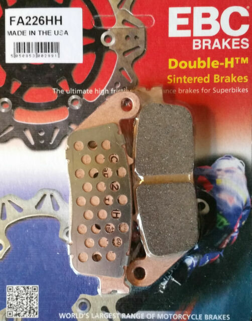 EBC FA226HH FRONT Brake Pads Triumph Street Triple 675 2008 to 2015 2016 2017