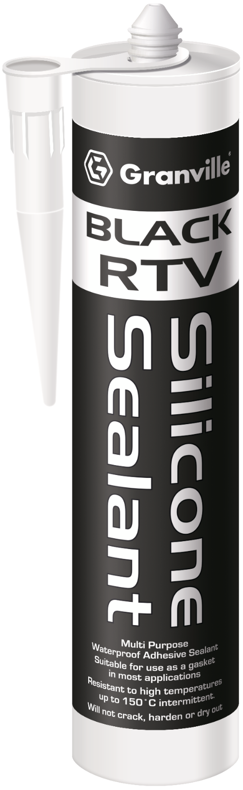 Granville 0236 Black RTV Silicone Sealant - 310ml