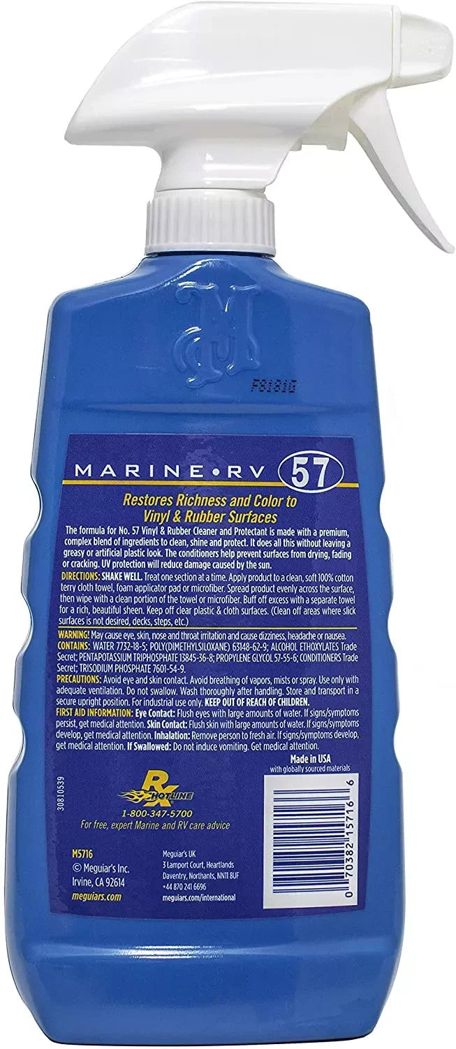 Meguiar's 57 Marine RV Vinyl and Rubber Cleaner & Protectant 473ml
