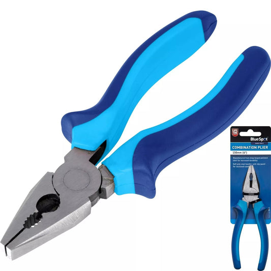 150mm Soft Grip Combination Pliers Wire Cutters Plier Tool 6" 08191
