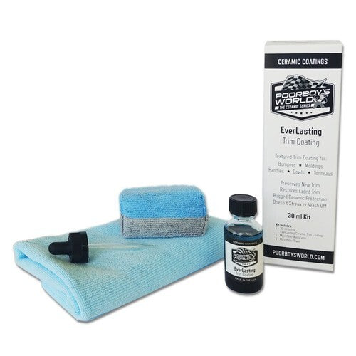 POORBOYS WORLD CERAMIC SERIES - CERAMIC TRIM COATING KIT - RESTORES & PROTECTS