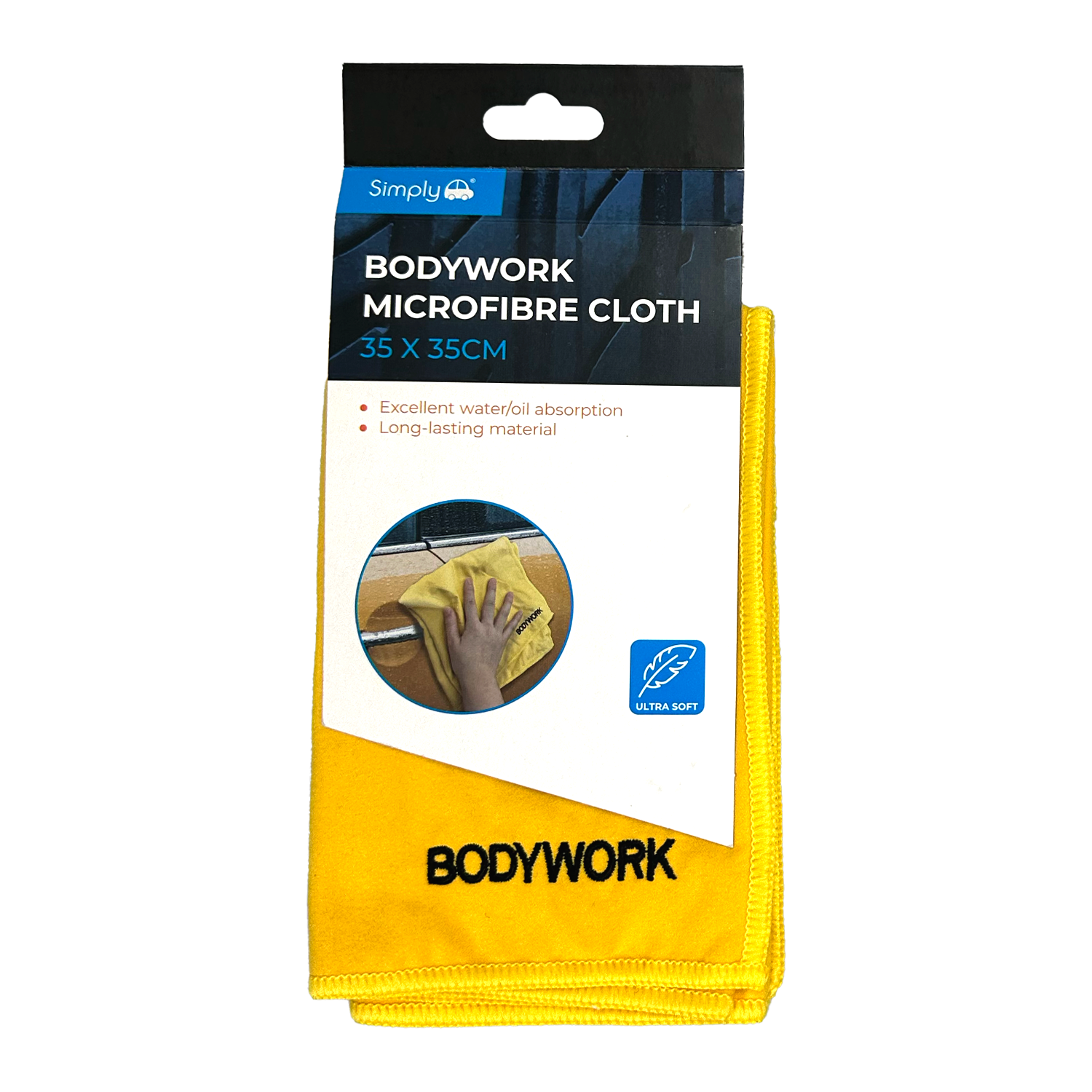 simply bodywork microfibre cloth cle082