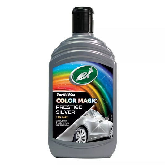 Turtle Wax Color Magic Car Paintwork Polish Restores Scratch Faded 500ml Silver