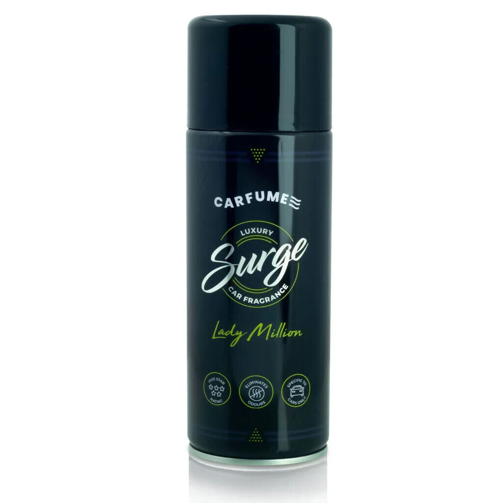Carfume Surge Blast Can Car Air Freshener Freshner Scent - LADY MILLION