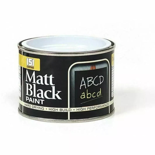 151 Coatings High Performance Matt Black, Chalk Board Paint 180ML