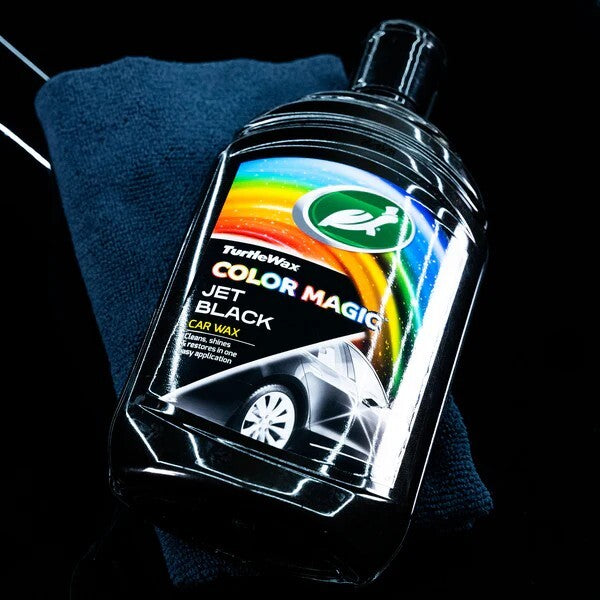 Turtle Wax Color Magic Car Paintwork Polish Restores Scratches Faded 500ml Black