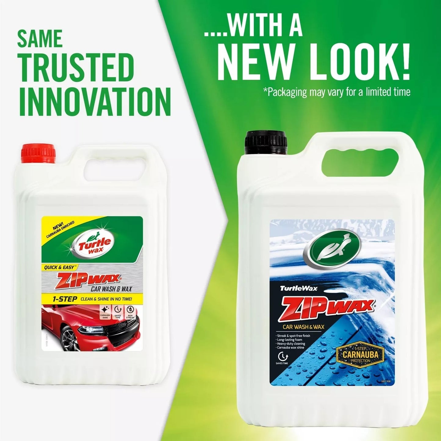 Turtle Wax Zip Super Concentrated Car Wash Shampoo & Wax Cleaning 2.5 Litre